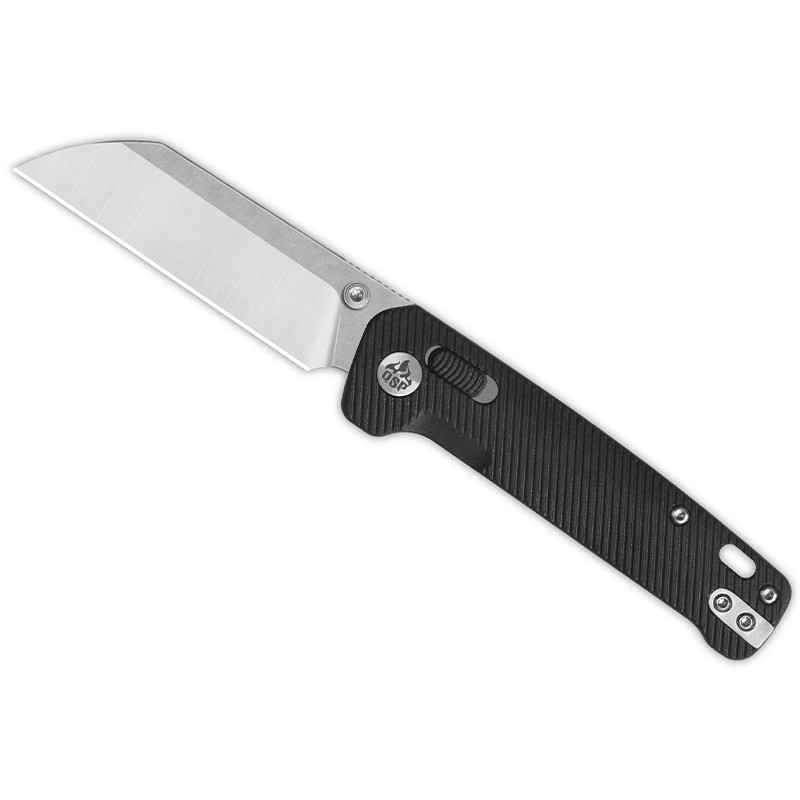 QSP Penguin Glyde Lock 3.06″ 14C28N Stainless Steel Folding Knife FRN/G10 Handle