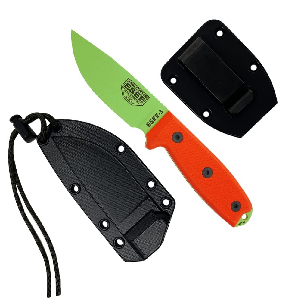 Esee Knives 3P Fixed Blade Knife Molded Polymer Sheath