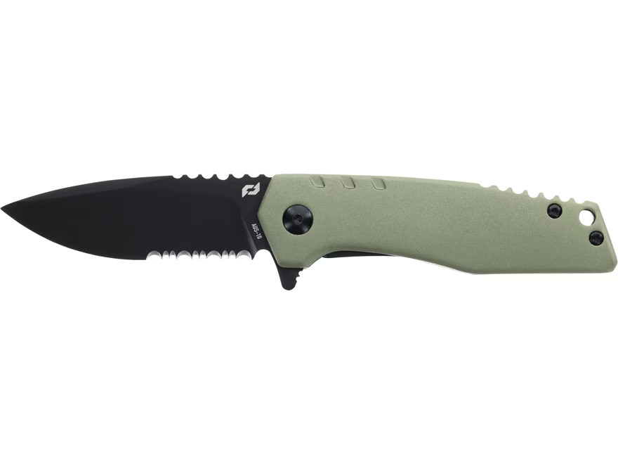 Schrade Outback Assisted Opening Pocket Knife 2.75″ Partially Serrated Drop