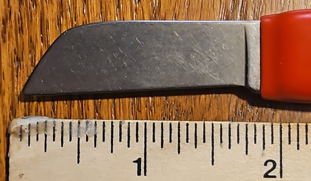 Ontario Knife Company Utility Knife Unsharpened • Fixed Blade • Red Handle