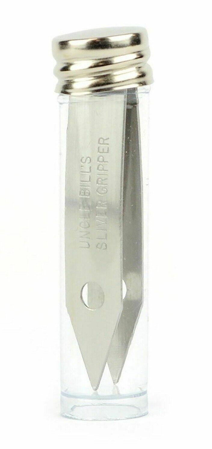 Uncle Bill’s SLIVER GRIPPER Stainless Steel TWEEZERS Bottle Survival Gear