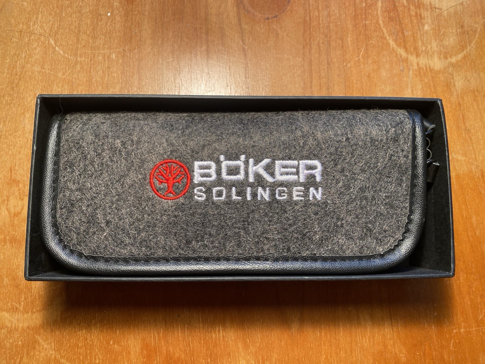 Boker BFF Packlite MagnaCut Fixed Blade Walnut Scales DCC Clip Box Sheath