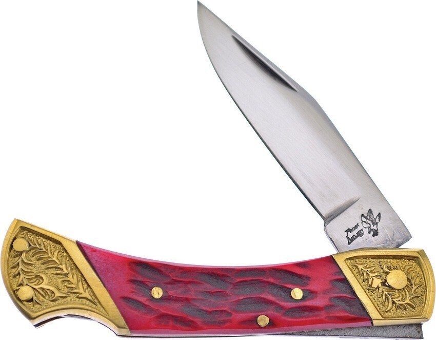 Frost Cutlery Lock Back Pocket Knife 2.25″ Stainless Steel Blade – 14-003RJB