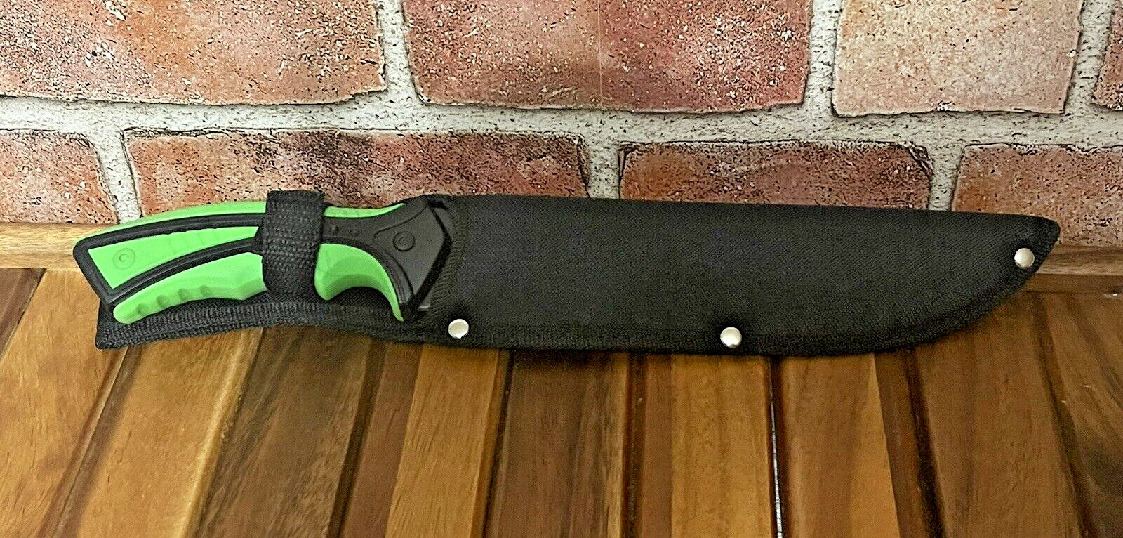 Tactical 13″ Fixed Blade Survival Knife + Sheath Hunting Sport Fishing Collector