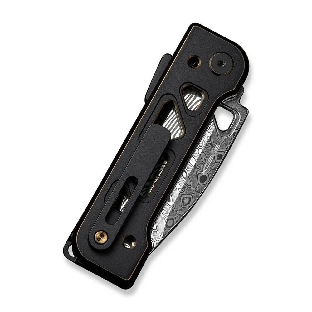 We Knife Co Ltd Tyro Superlock Damascus Drop Point Pocket Blade – WE24001-DS1