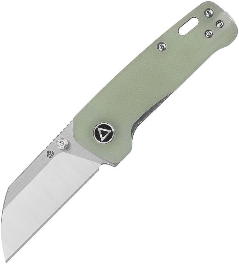 QSP Knife Mini Penguin Linerlock Jade QS130XS-F1 2.25″ 14C28N Green G10 Folding