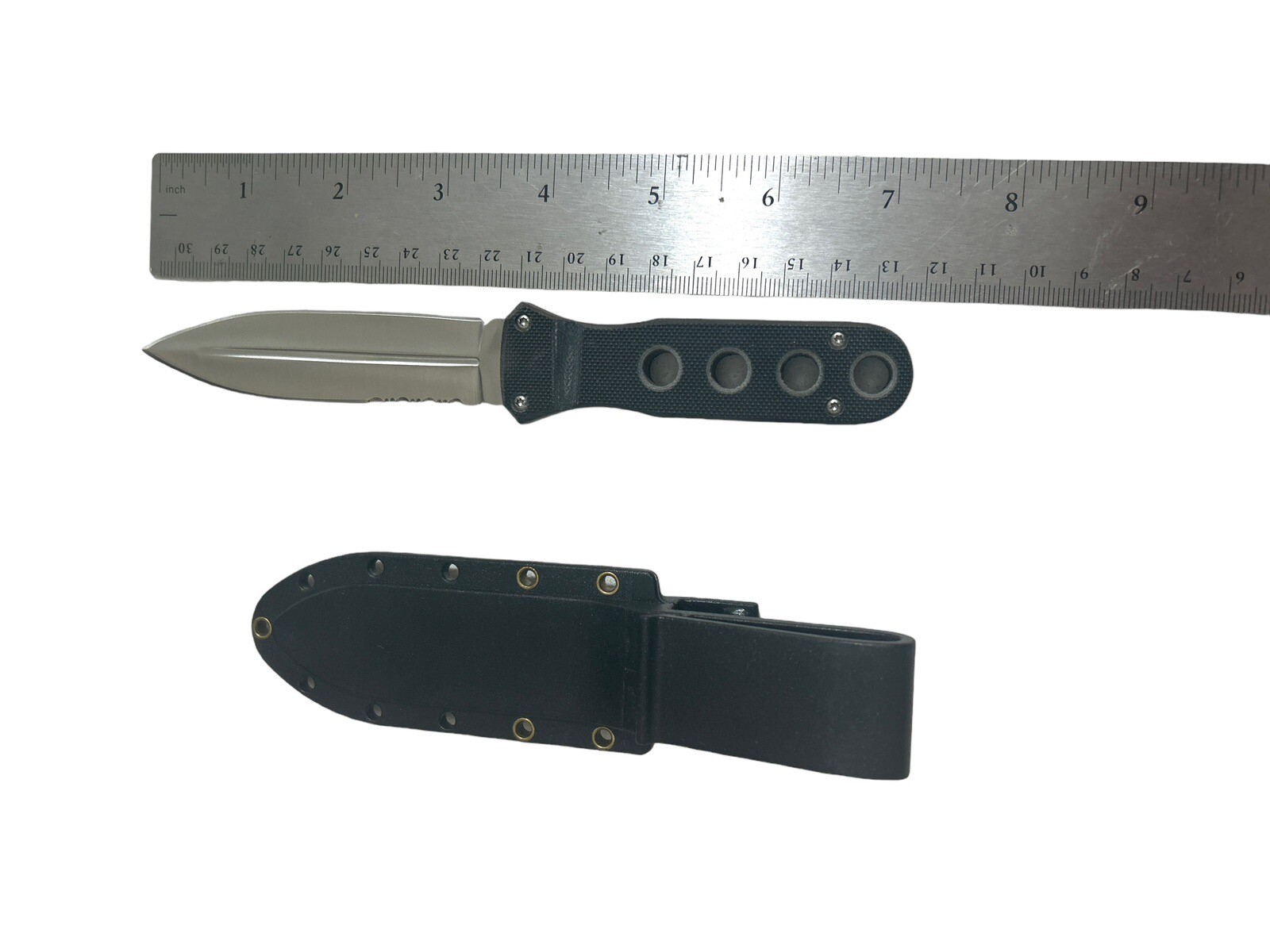 Tactical Knife Dagger 440 Stainless Steel 3.75” Blade Hunting