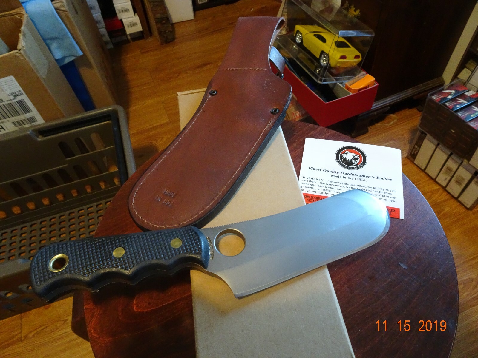 K.O.A BROWN BEAR SUREGRIP CLEAVER NON-SLIP HANDLE 1 OF TOP 20 IN THE WORLD WOW