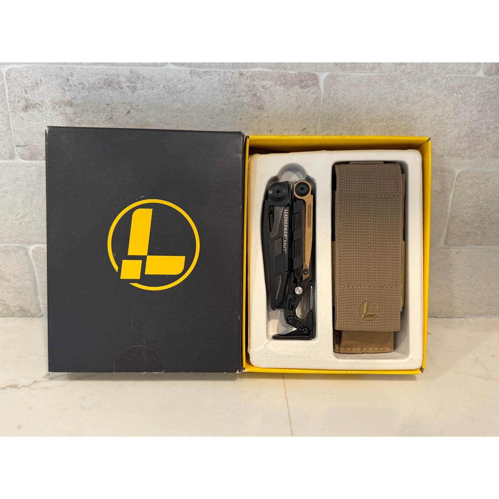 New Leatherman MUT Multi-Tool Black Coyote Tan Tactical Firearm Tool w/ Sheath