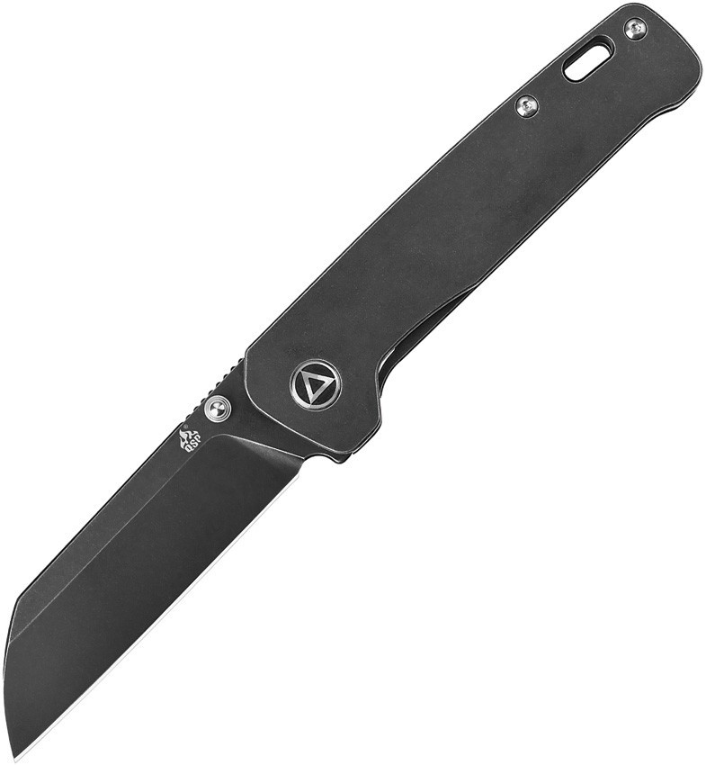 QSP Knife Penguin Linerlock Ti QS130-O 3″ 154CM Black Titanium
