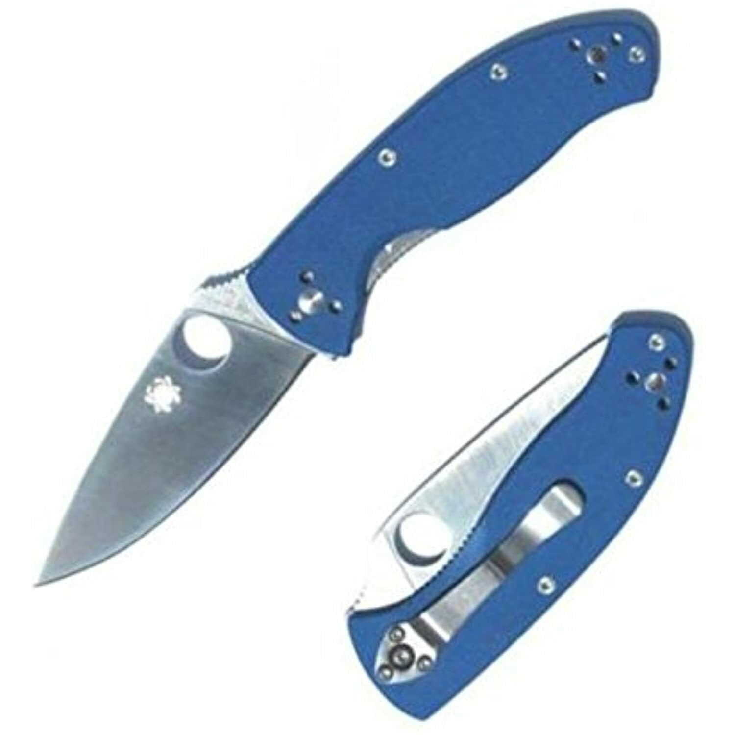 Spyderco C122PBL Tenacious Folding Knife with CPM S35VN Steel Blade and