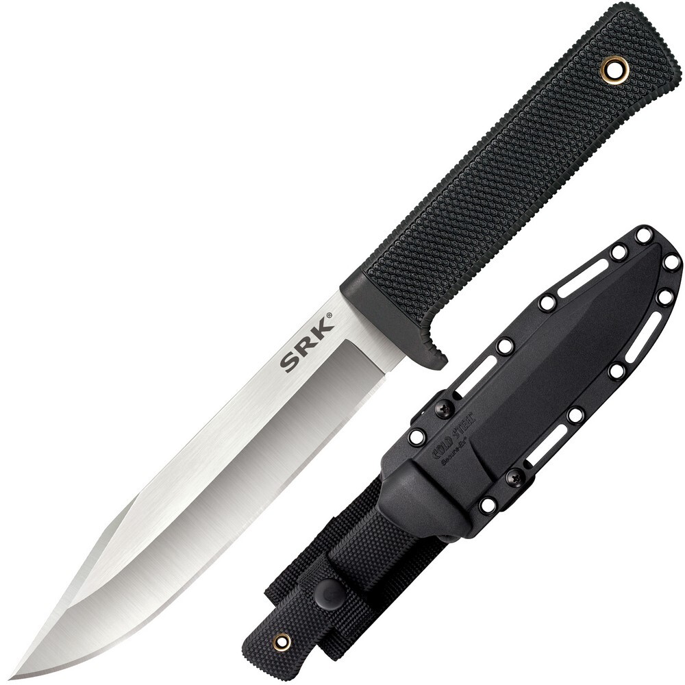 Cold Steel SRK Fixed Knife Carbon Steel Blade Black Kray-Ex Handle – CS-38CKE