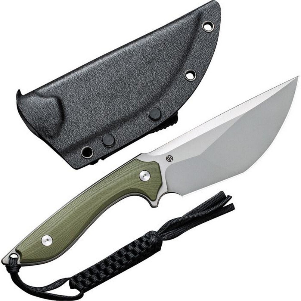 Civivi Concept 22 Fixed Knife D2 Tool Steel Full Blade Green G10 Handle C21047-2