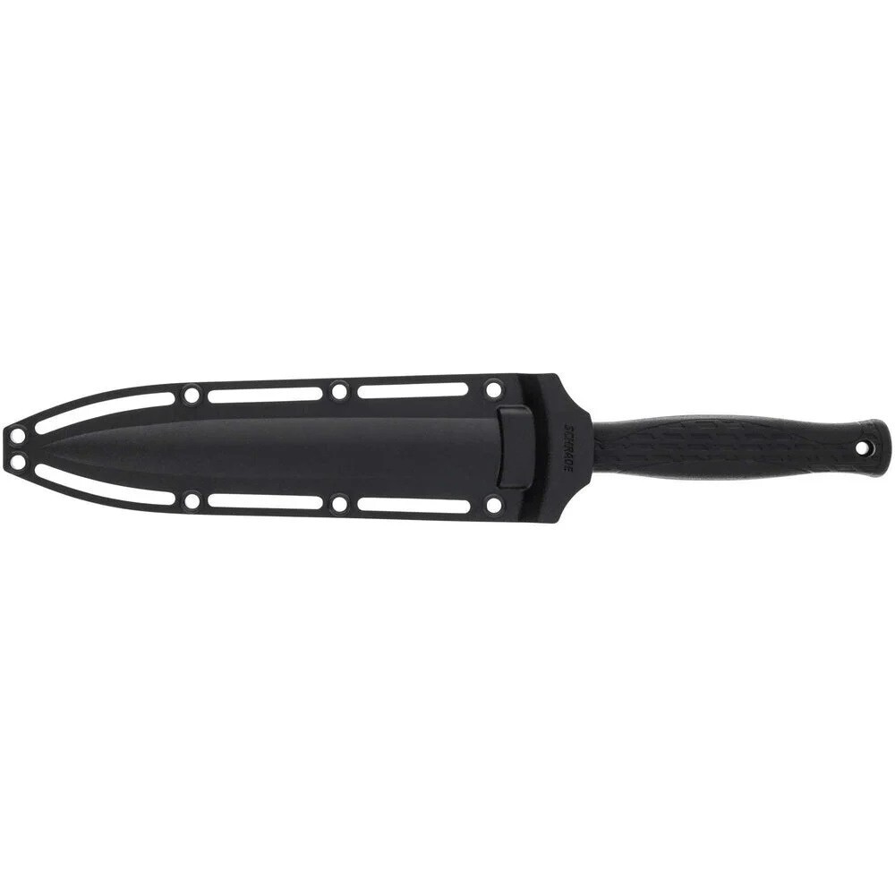 Schrade Needle Magnum 6″ Partially Serrated Double Edge, Non-Slip Handle 1182515
