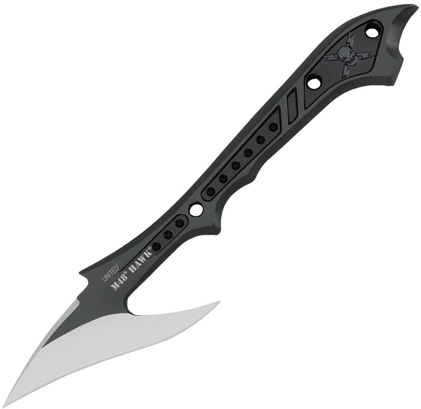 United Cutlery M48 Hawk Harpoon UC2971 3.75″ Stainless Black Rubber Knife