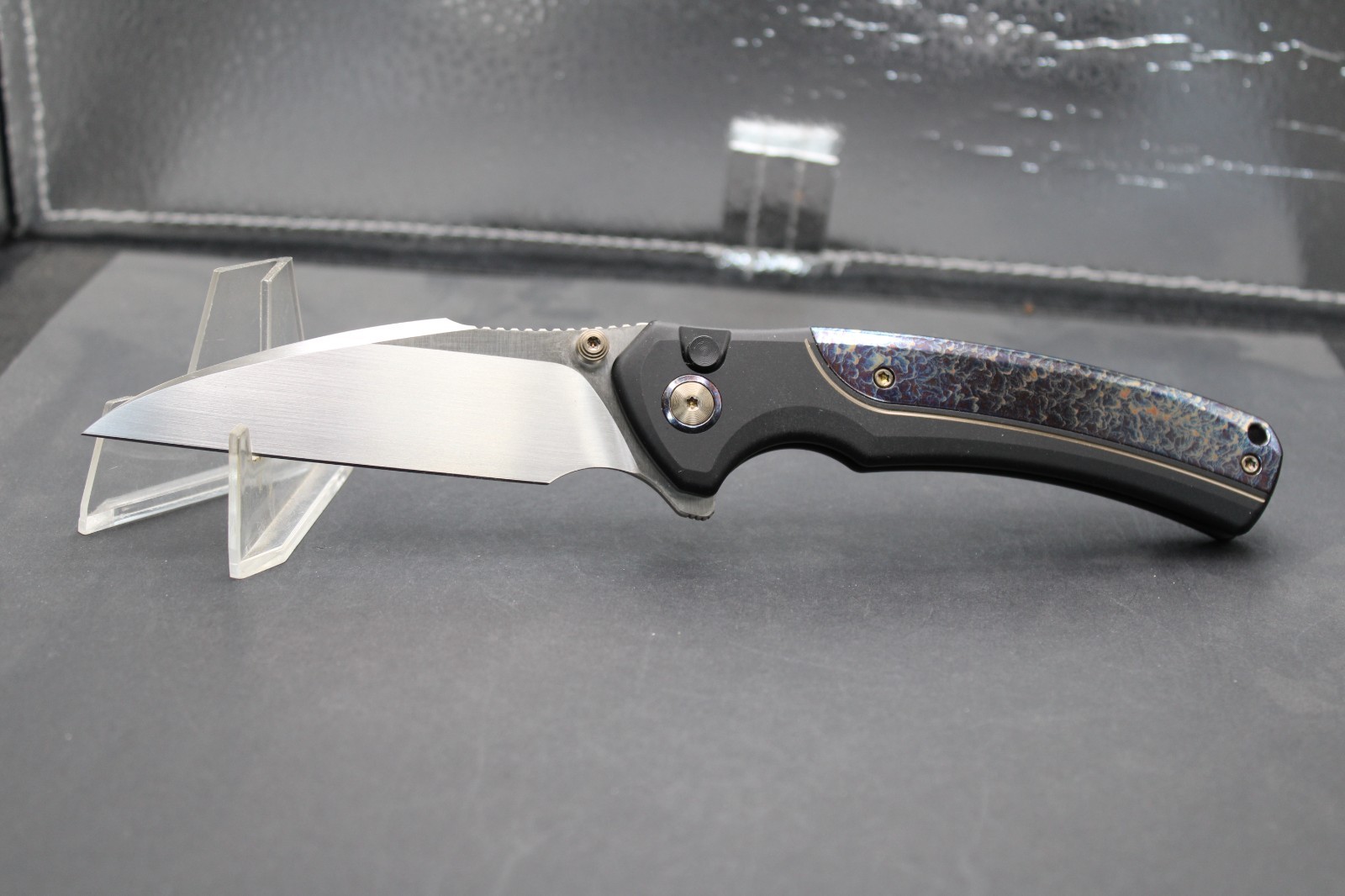 We Knife Ziffius Limited Edition CPM-20CV Steel Titanium Handle – WE22024D-2