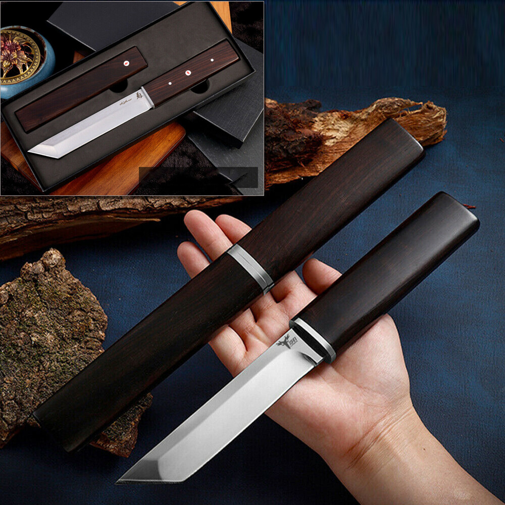 Samurai Ninja Japanese Katana Sharp Sword Full Tang Carbon Steel Blade Knife US