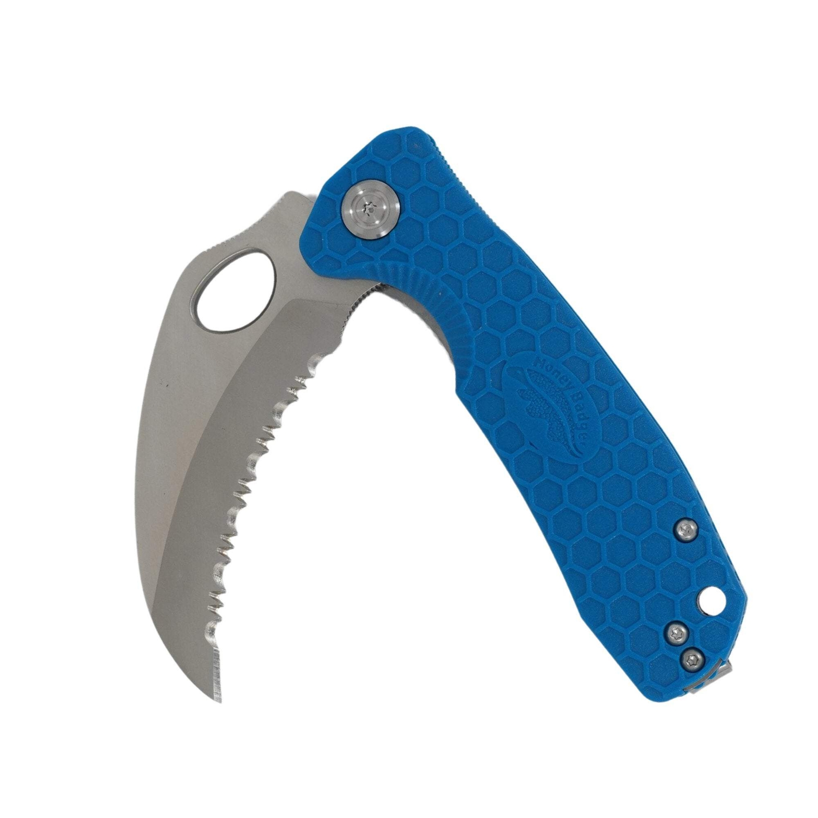 Honey Badger Knives Medium Claw Serrated Knife – D2 Steel