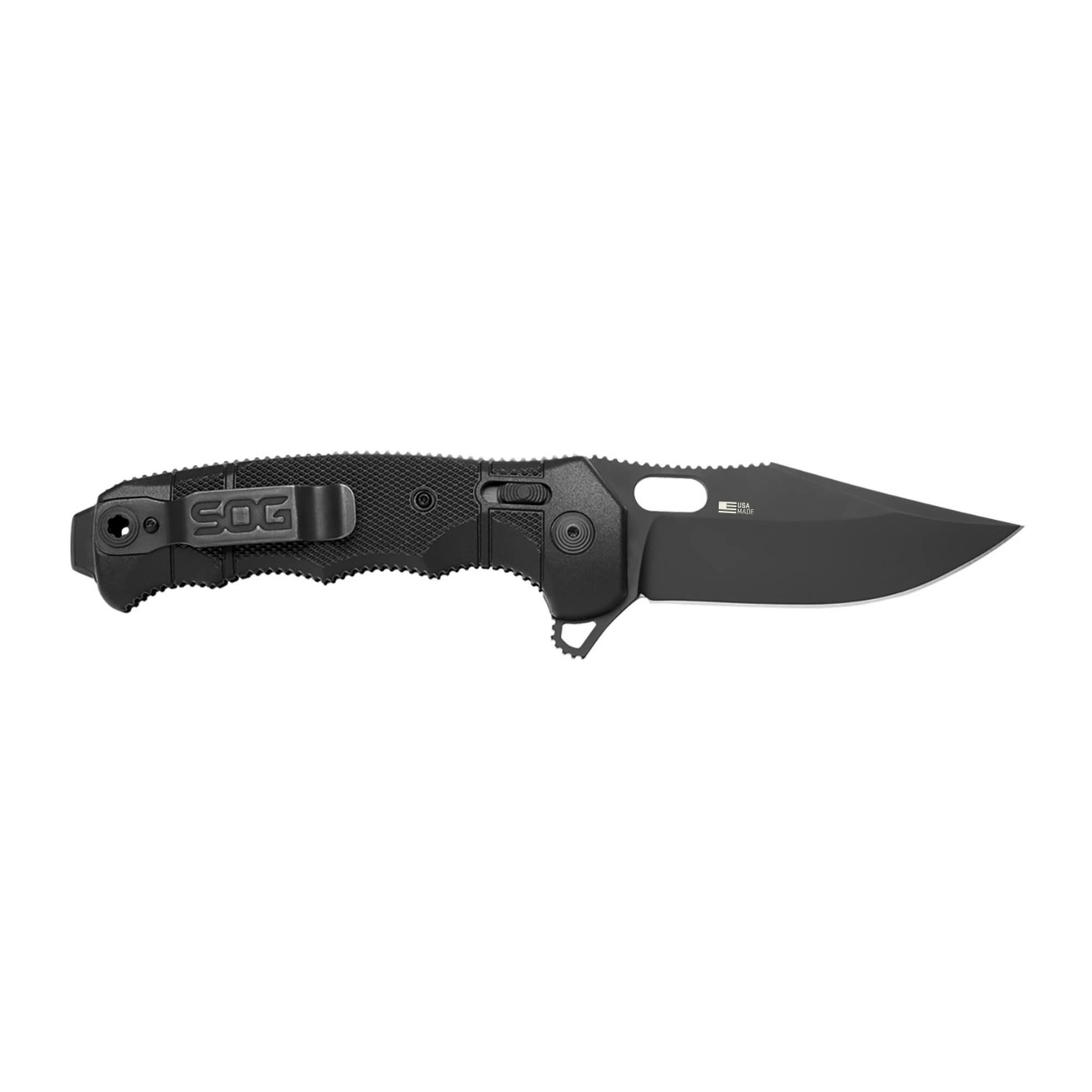 SOG High-Performance Duty S35VN Steel Ambidextrous Carry EDC 3.9″ Sharp Blade…