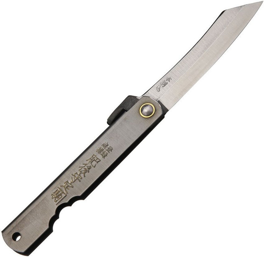 Higonokami Triple Pocket Knife SK5 Carbon Steel Blade Stainless – NO.-6-(BLACK)