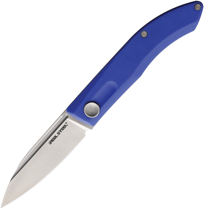 Real Steel Stella Folder Blue 7059 3″ VG-10 G10 Folding Knife