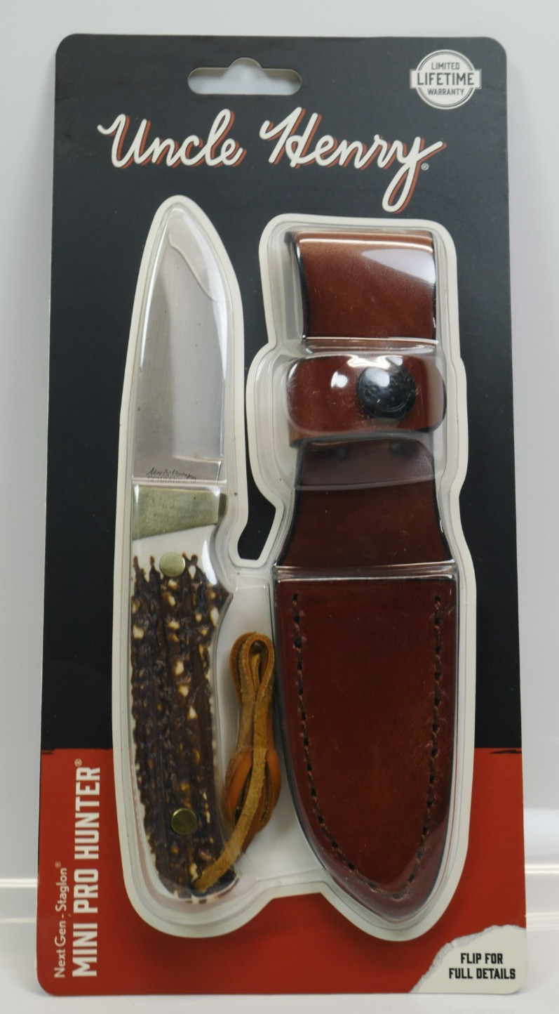 Uncle Henry Next Gen Staglon 4.25″ Skinner Plain Satin Stainless