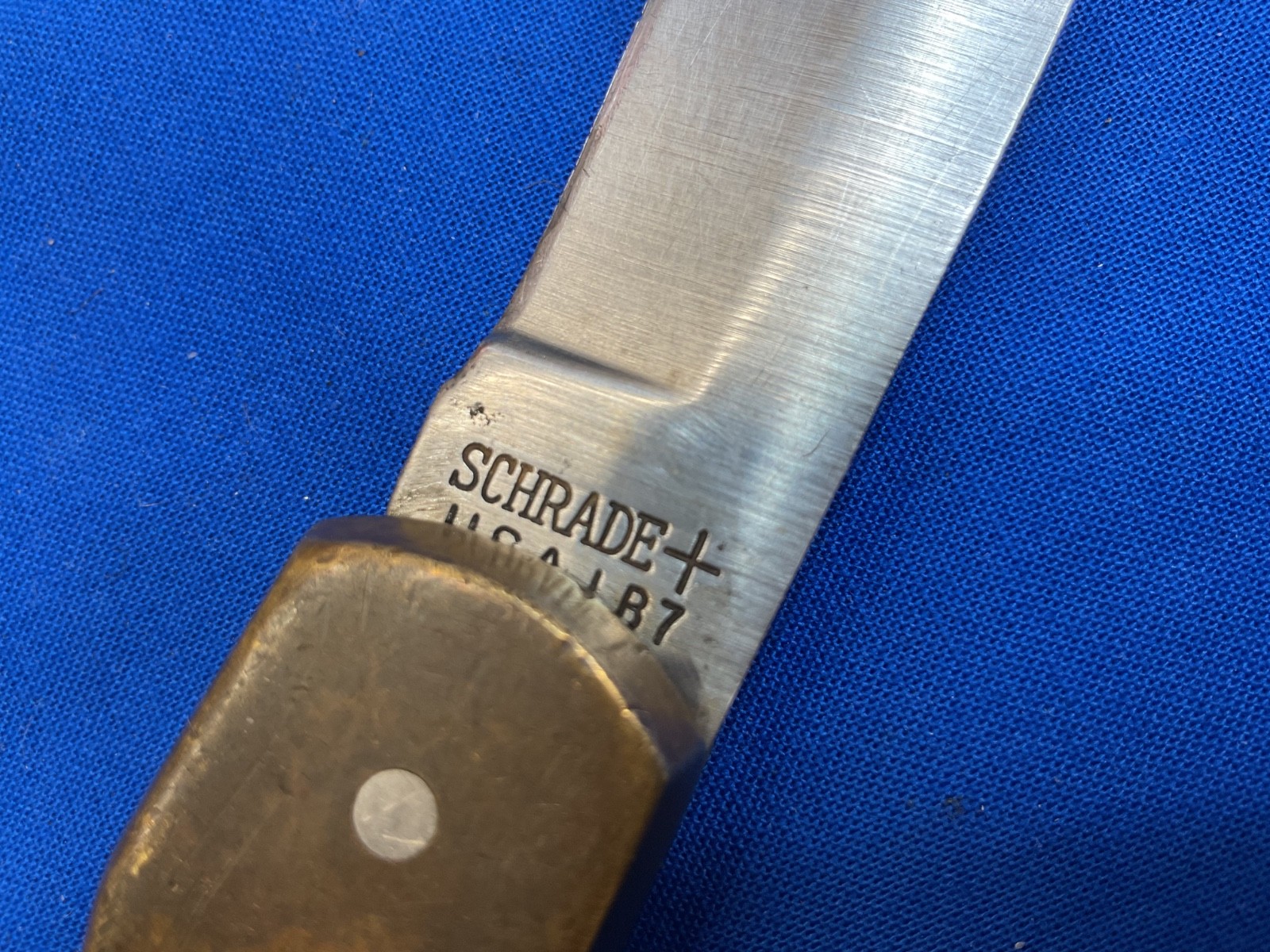 Schrade Old Timer Bear Paw LB7 Folding Pocket Knife USA