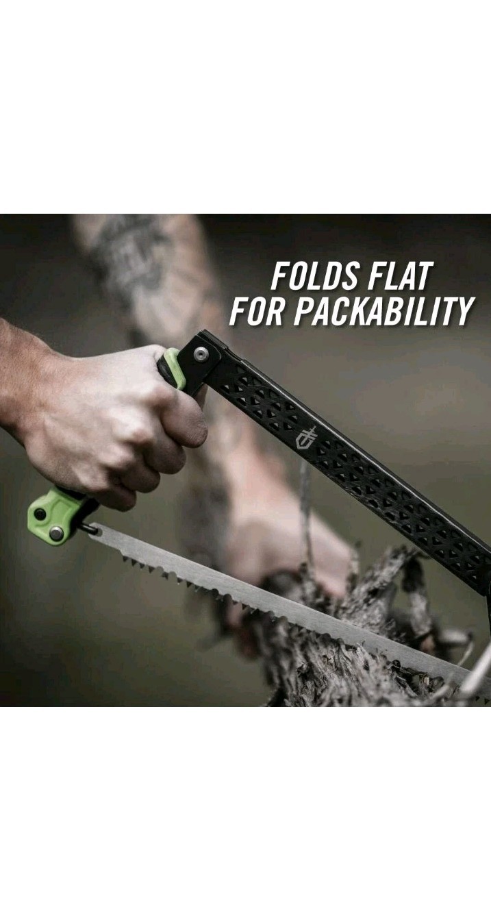 Gerber Freescape Folding Camp Saw 13.8″ Closed Folds Flat 12″ Saw Blade 14.8 OZ