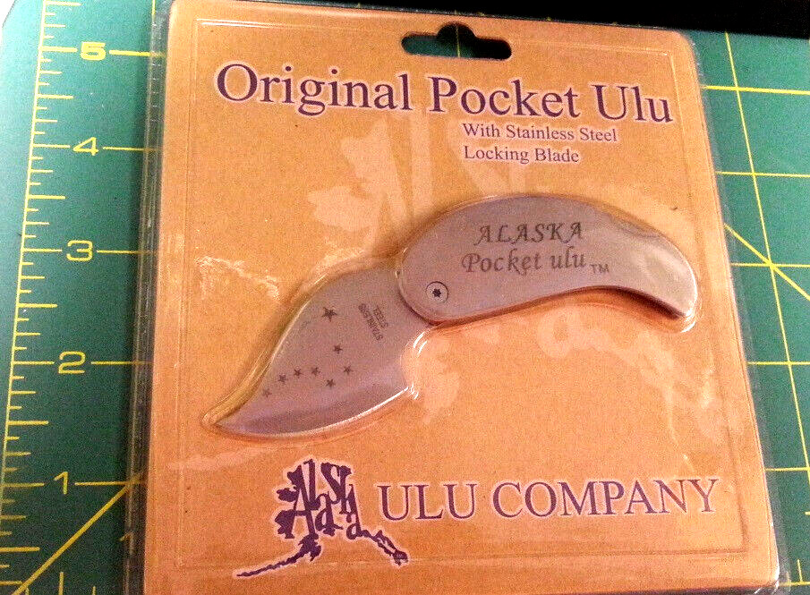 Alaska Pocket Ulu with Stainless Steel Locking Blade – Big Dipper on Blade, NEW