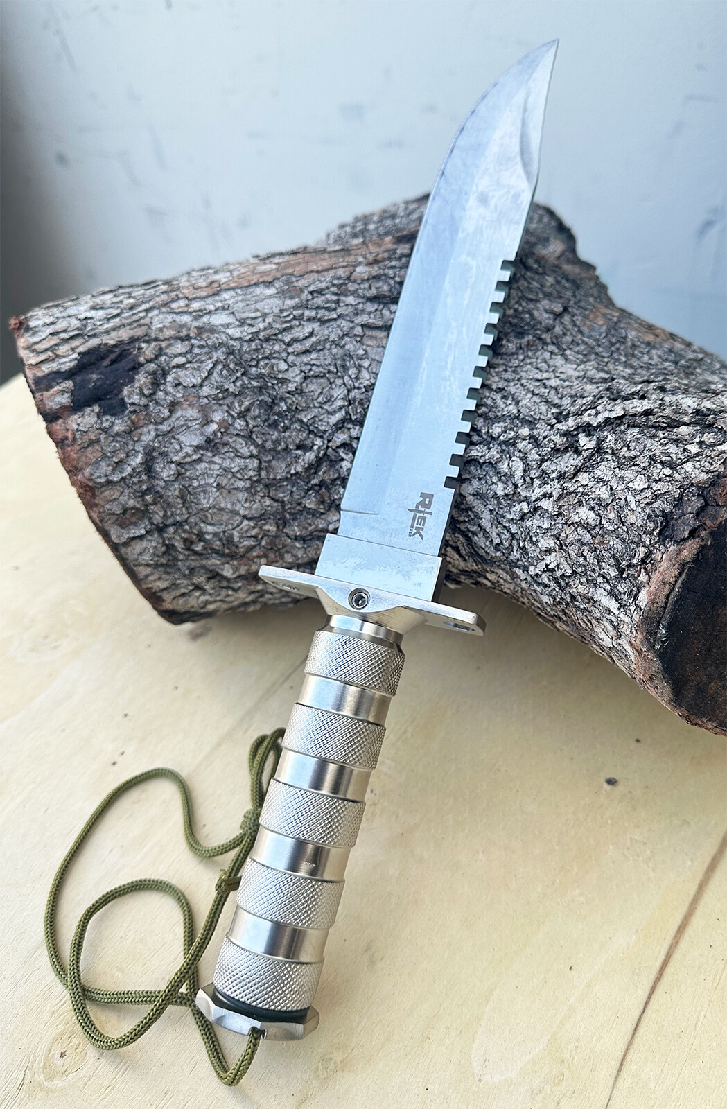14″ Hunting Survival Knife RAMBO Combat Tactical Stainless Knives 6080-145SL