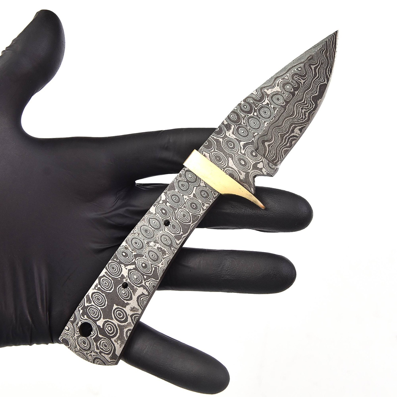 Lot of 10 Handmade Damascus Steel Hunting Knifemaking Skinner Blank Blade Knives