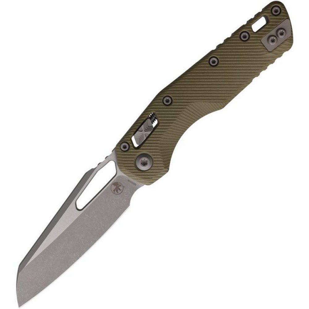 Microtech Ram Lok Folding Knife Bohler M390MK Stainless Blade – 210-10APFLGTOD