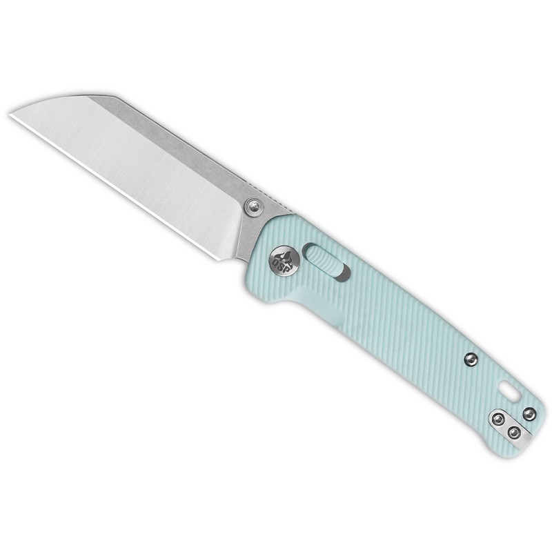 QSP Penguin Glyde Lock 3.06″ 14C28N Stainless Steel Folding Knife FRN/G10 Handle