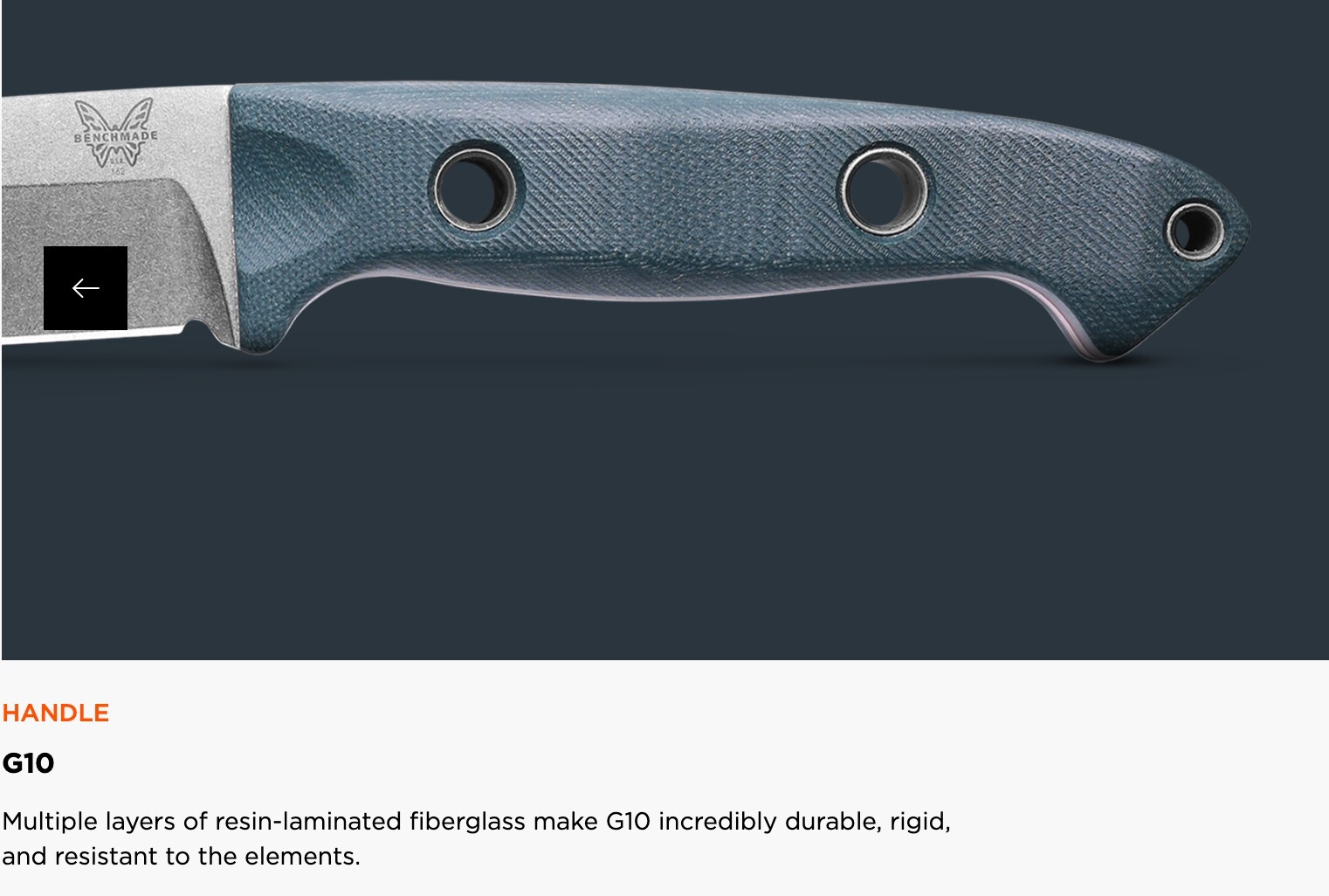 Benchmade S30V Sibert Full Tang Knife