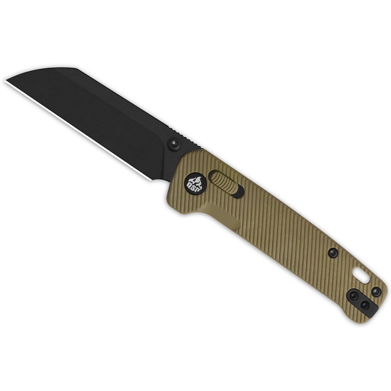 QSP Penguin Glyde Lock 3.06″ 14C28N Stainless Steel Folding Knife FRN/G10 Handle