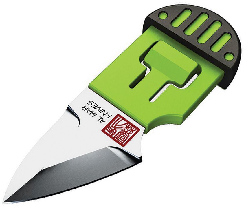Al Mar Stinger Keyring Fixed Knife Steel Blade Polymer Handle – AMK1001BKG_BL
