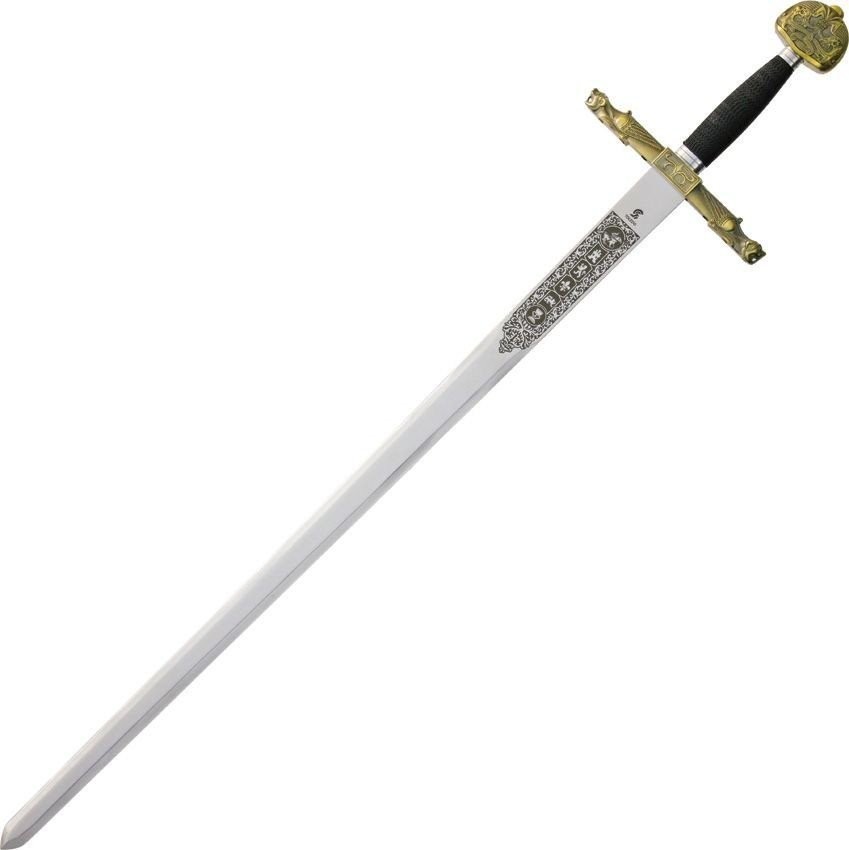 Armaduras Charlemagne Sword 32 Carbon Steel Blade Metal Alloy Handle – 3209