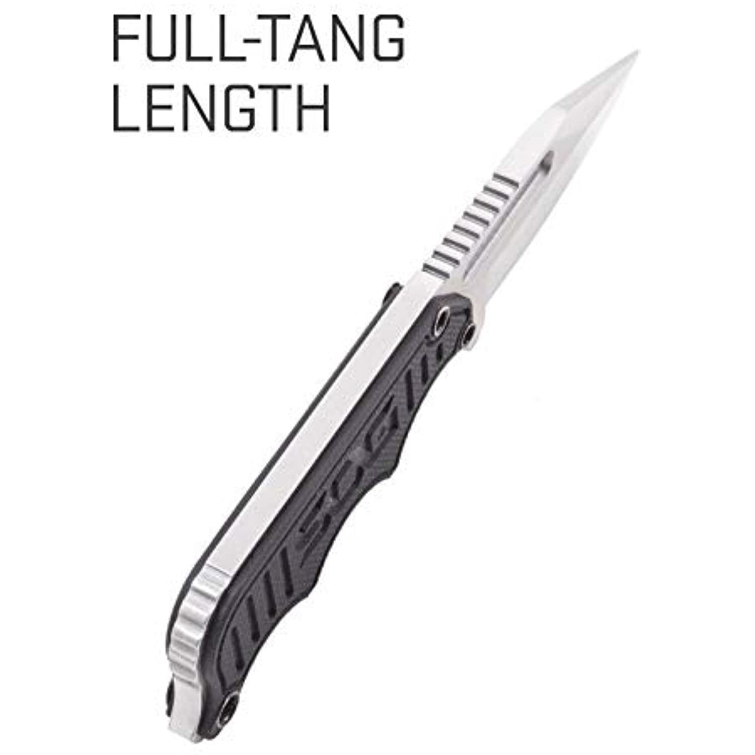 SOG Instinct Mini Small Fixed Blade Knife- 1.9 Inch Full Tang Adjustable Clip