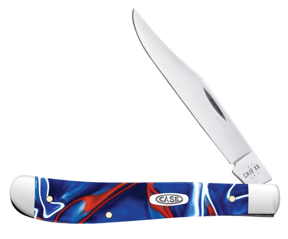 Case Cutlery Slimline Pocket Knife Steel Blade Patriot Kirinite Handle – 11229