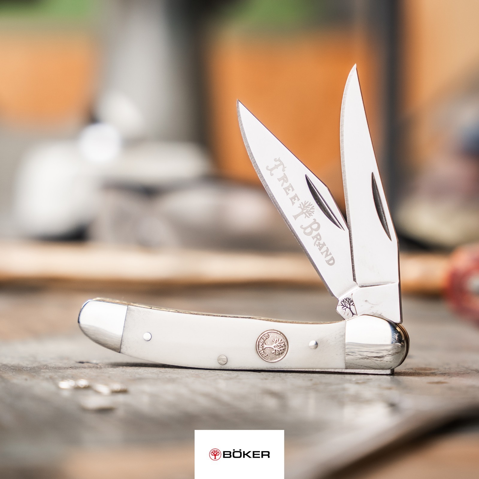 Boker Traditional Series 2.0 Copperhead White Bone Pocket Knife D2 ✔️ 110863