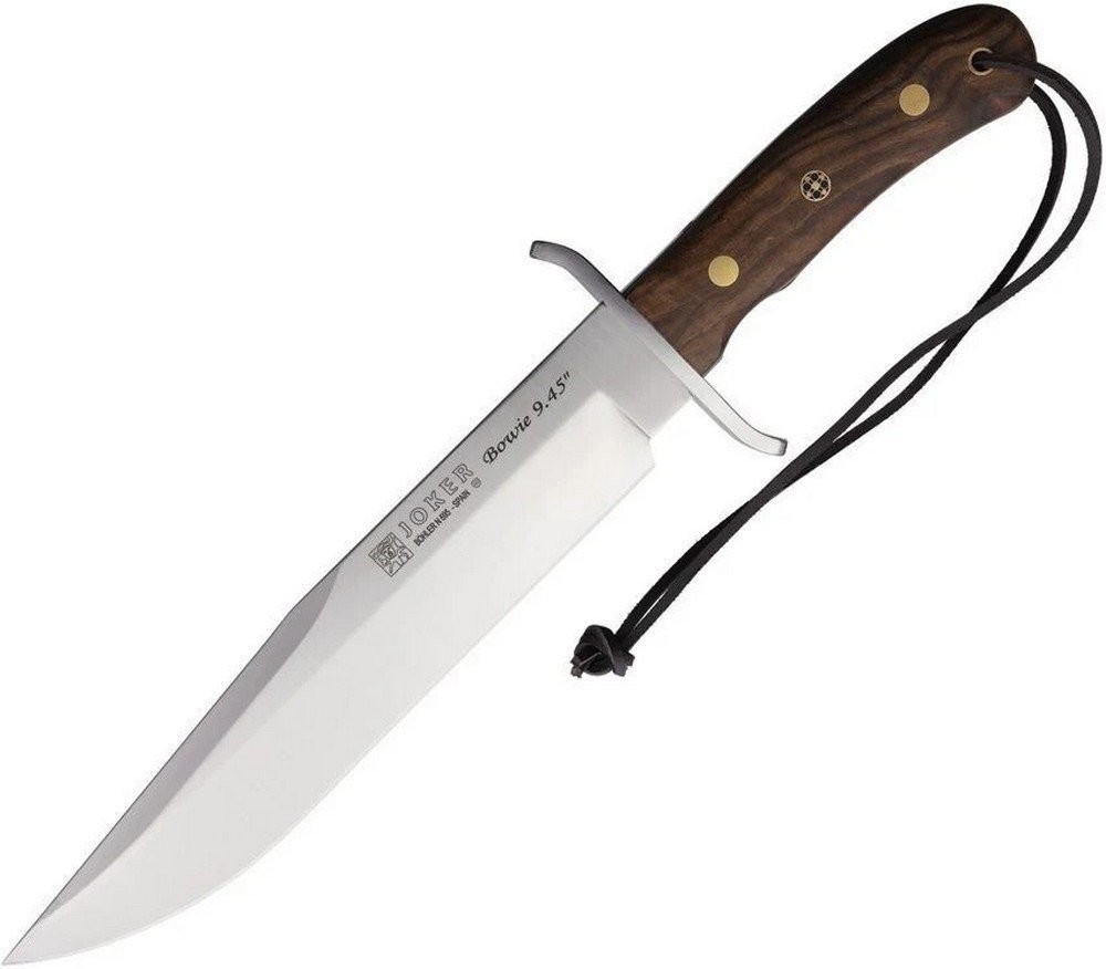 Joker Bowie Knife Full Tang Bohler N695 Steel Blade Walnut Handle – CN139