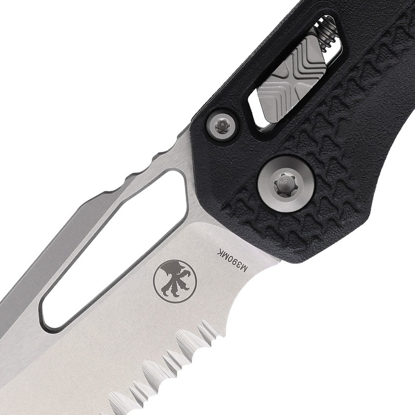 Microtech Msi Ram-Lok Sw Black Tri 210T-11Pmbk M390 Polymer Manual Folding Knife