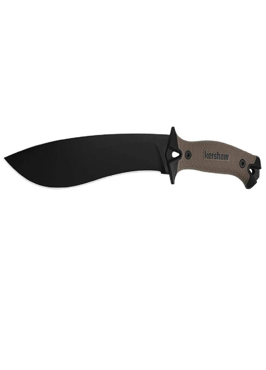 Kershaw Camp 10 Tan Machete 10 Inch Blade Durable Outdoor Tool with Sheath