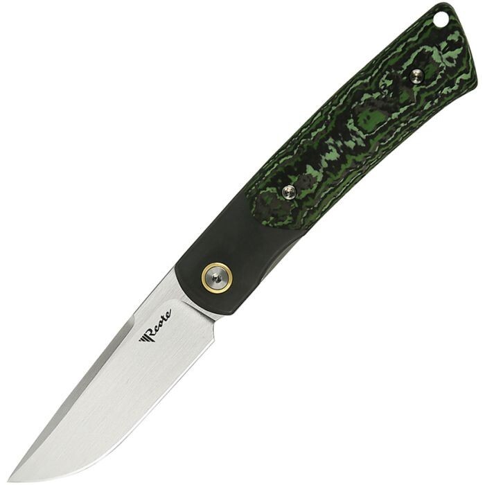 Reate Knives Tribute Pocket Blade Bohler M390 Jungle Wear Fat CF Handle – REA151