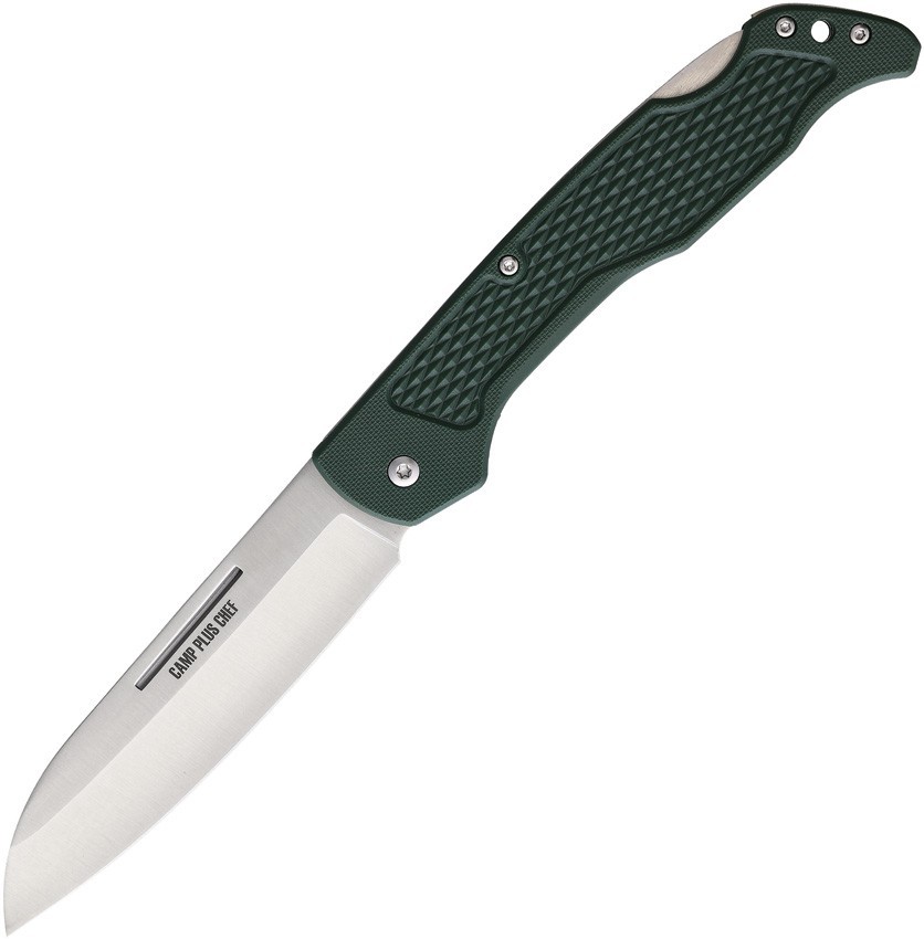 Ontario Camp Plus Chef’s Lockback 4300TC 4.25″ Stainless Green Folding Knife
