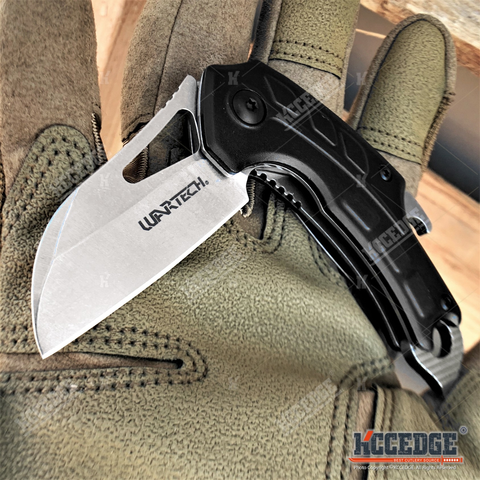5.75″ Pocket Knife Sharp Stonewash Blade With Bottle Opener & Screwdriver