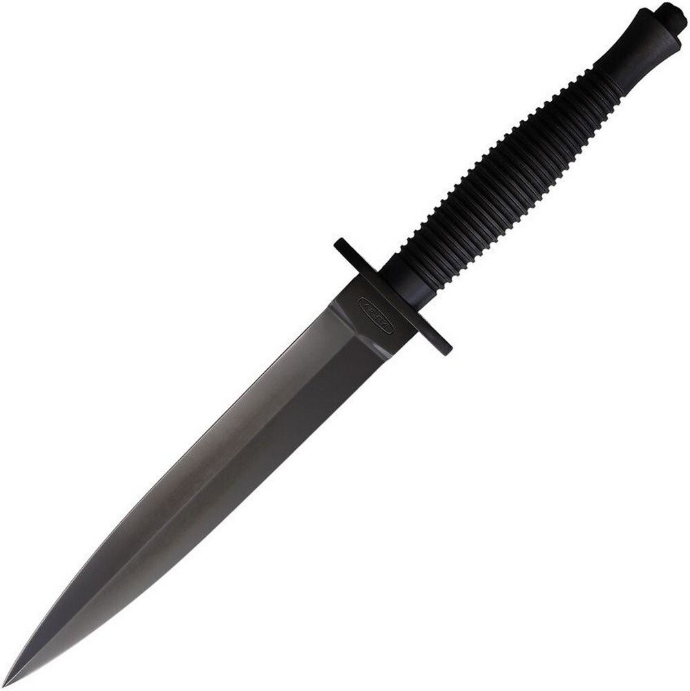 Mikov Commando Fixed Knife Carbon Steel Blade Metal Alloy Handle – 123182