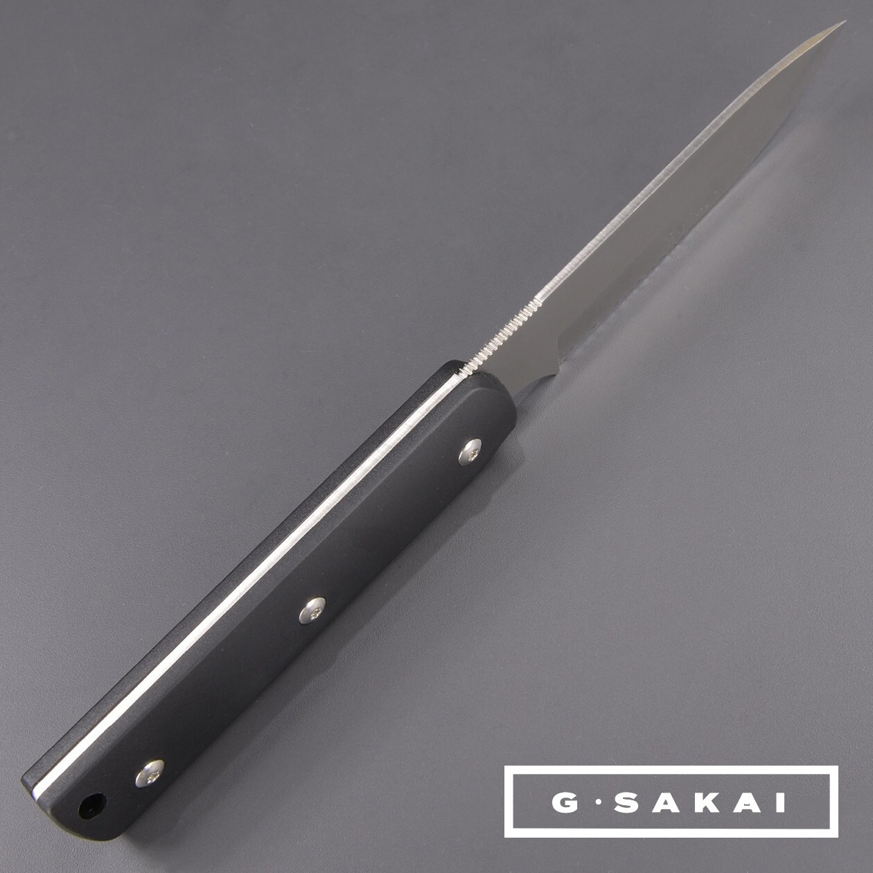 G-SAKAI SABI-KNIFE8 Rust Resistant Low-Carbon Steel Makiri Knife Made in Japan