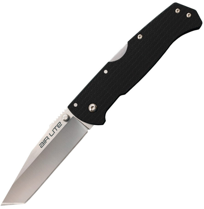 Cold Steel Air Lite Lockback Black G10 Folding AUS-10A Tanto Pocket Knife 26WT