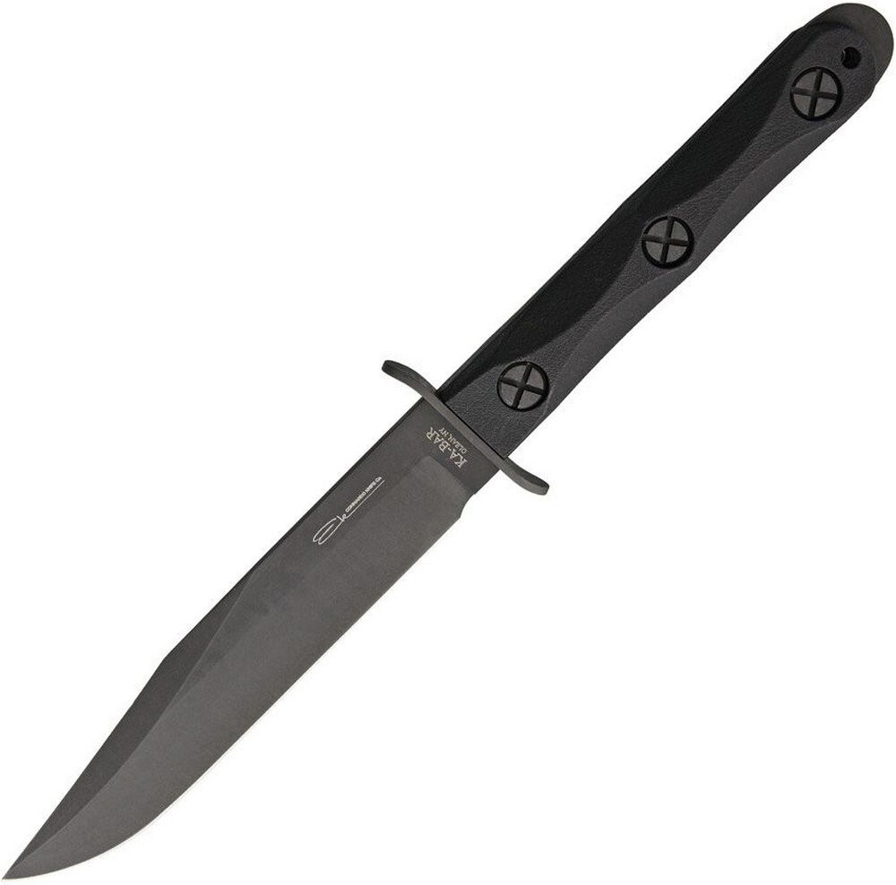 Ek Model 5 Blk Cro Van Stainless Fixed Knife Glass Filled Nylon Handle EK45